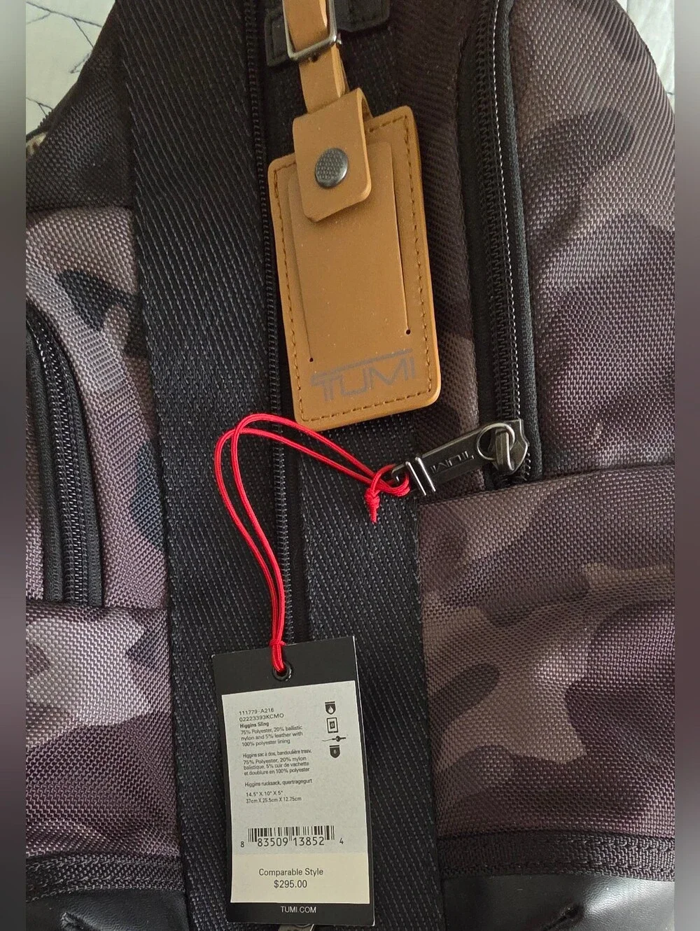 TUMI Fremont Higgins Sling Bag Camouflage/Brown